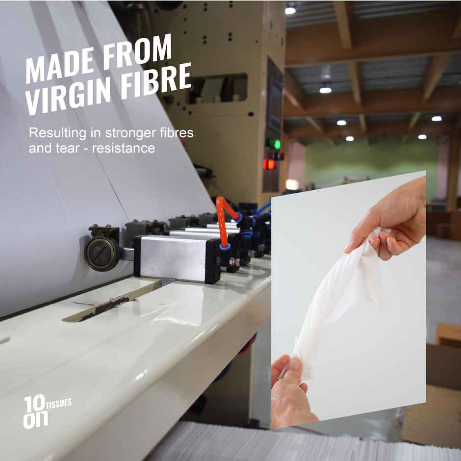 10On Lite Soft Facial Tissues Napkins - 100 Pulls