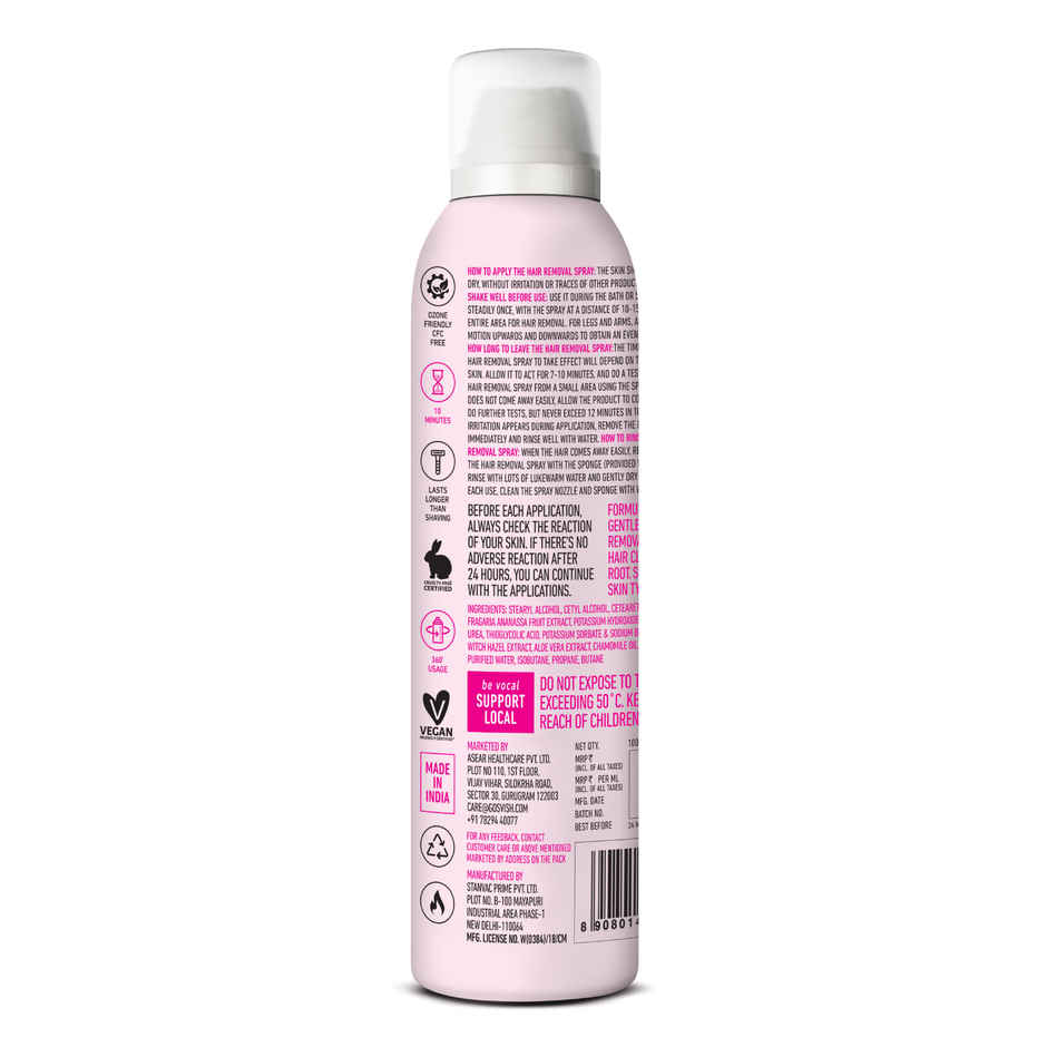 SVISH ON-THE-GO Hair removal spray for women