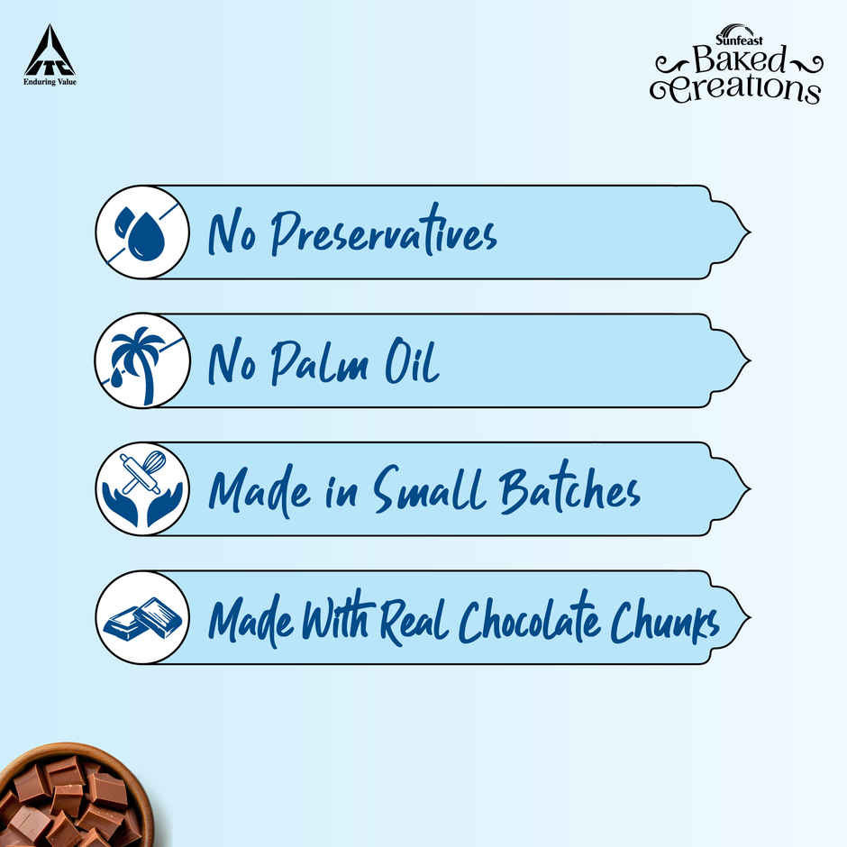 Choco Chunk Cookies by Sunfeast Baked Creations