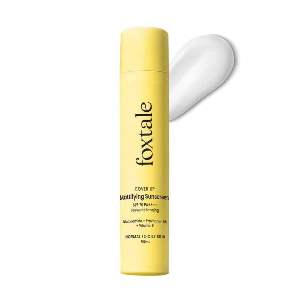 Foxtale SPF 70 Gel-Cream Sunscreen for Oily Skin with PA++++ & Niacinamide