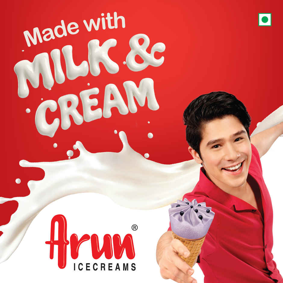 Arun Black Current Icone Ice Cream Cone | Smooth & Enjoyable