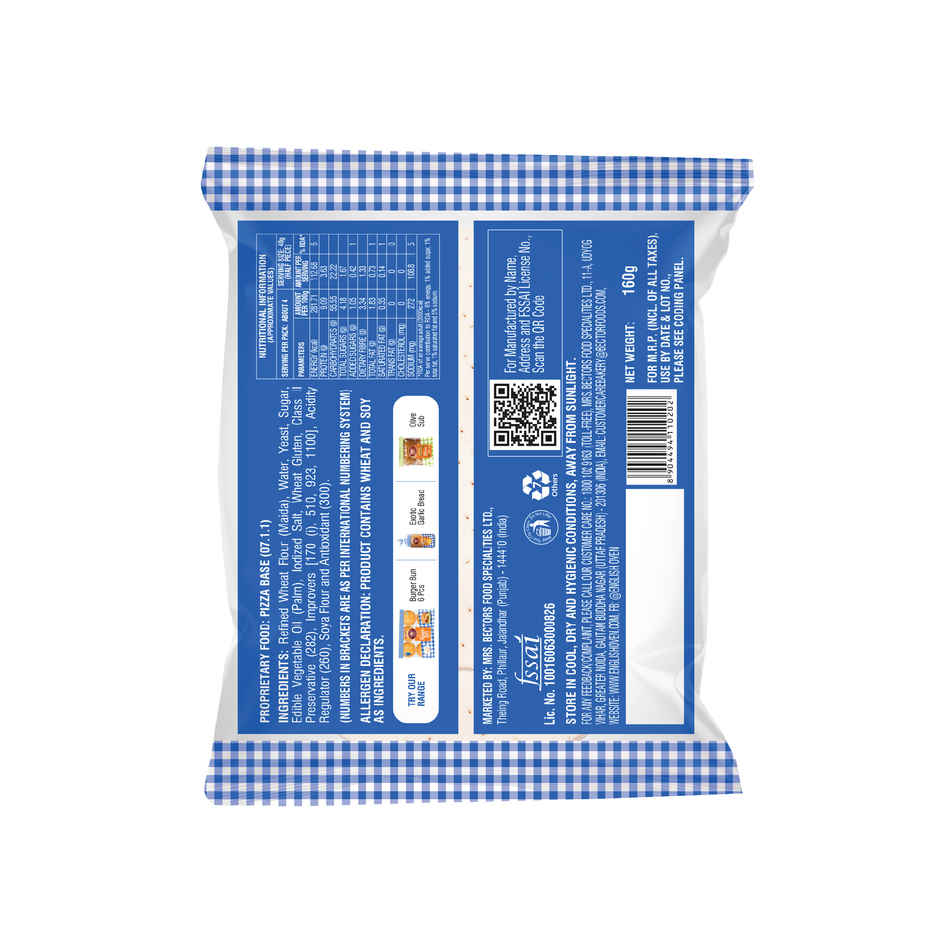 English Oven Pizza Base