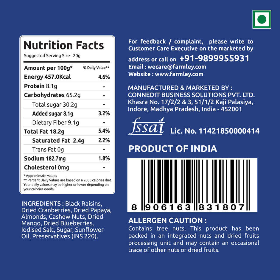 Farmley Fruit & Nut Trail Mix