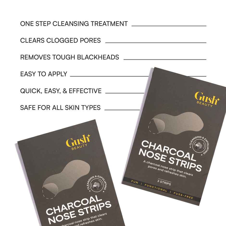 Gush Beauty Charcoal Nose Strips