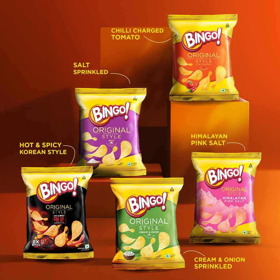 Sprite Lemon And Lime Soft Drink Can (300ml) & Bingo! Original Style Chilli Sprinkled - Flat Cut Spicy Potato Chips Pack For Snacks (85g) Combo