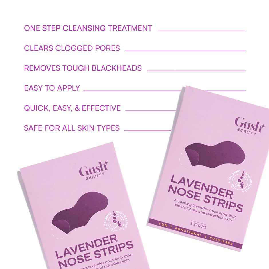 Gush Beauty Lavender Nose Strips