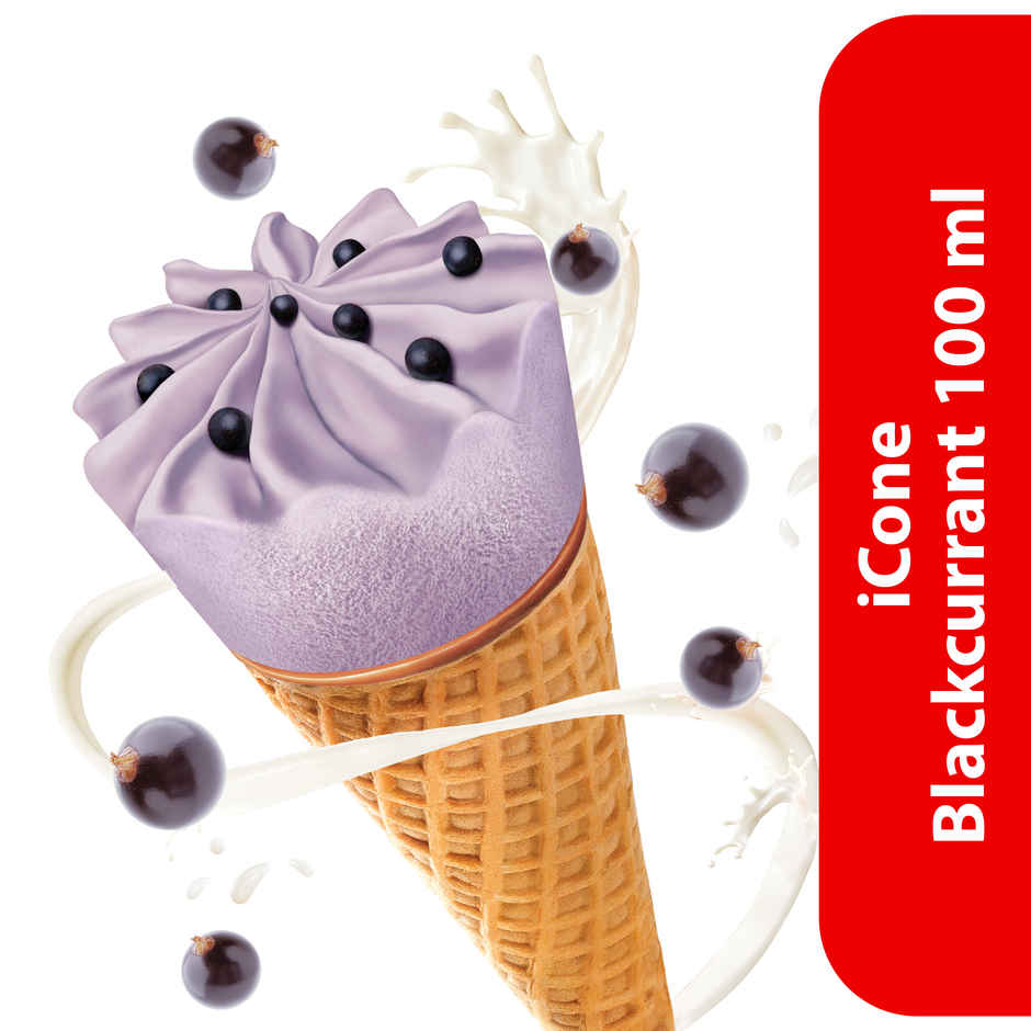 Arun Black Current Icone Ice Cream Cone | Smooth & Enjoyable