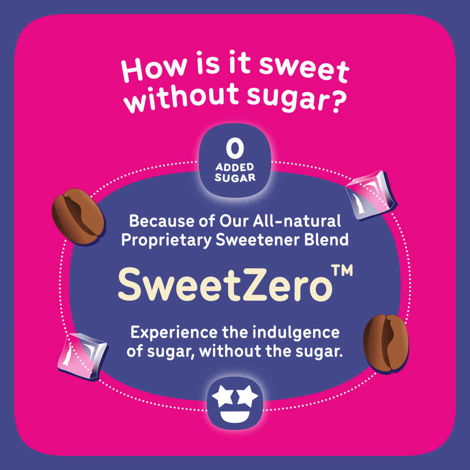 Go Zero Dark Arabica Coffee Guilt free Ice cream Cup