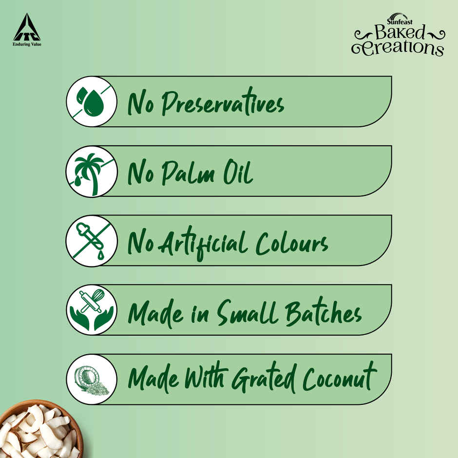 Baked Creations Grated Coconut Cookies | Combo