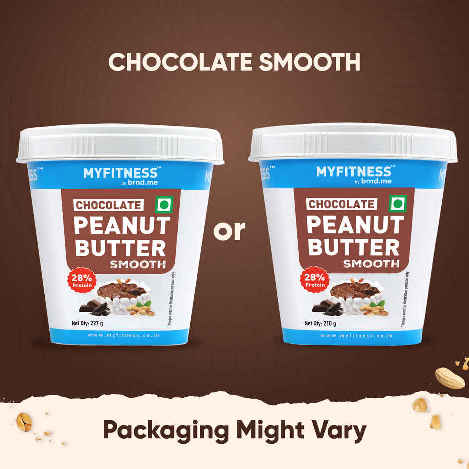 MyFitness Chocolate Peanut Butter Smooth Spread | High Protein