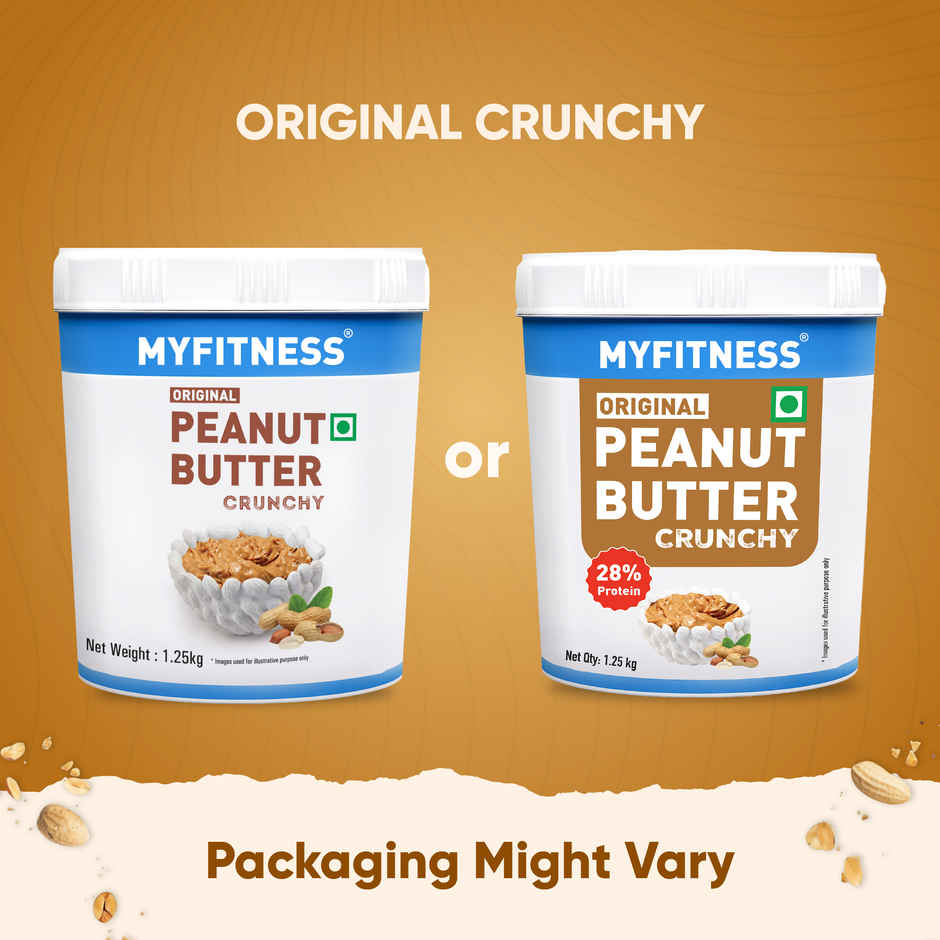 MyFitness Original Peanut Butter Crunchy Spread | High Protein