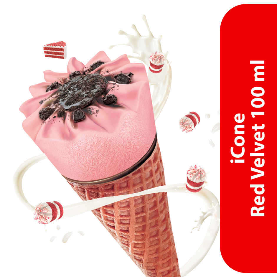 Arun Red Velvet Icone Ice Cream Cone Combo