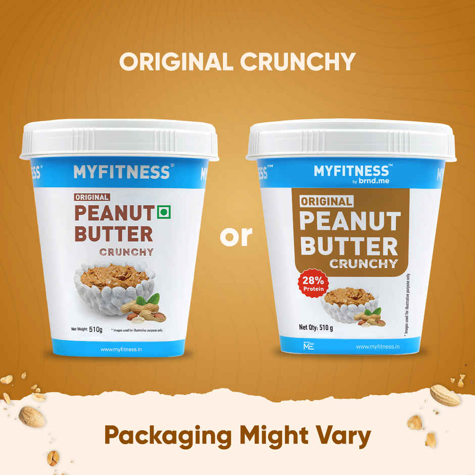 MyFitness Original Peanut Butter Crunchy Spread | High Protein