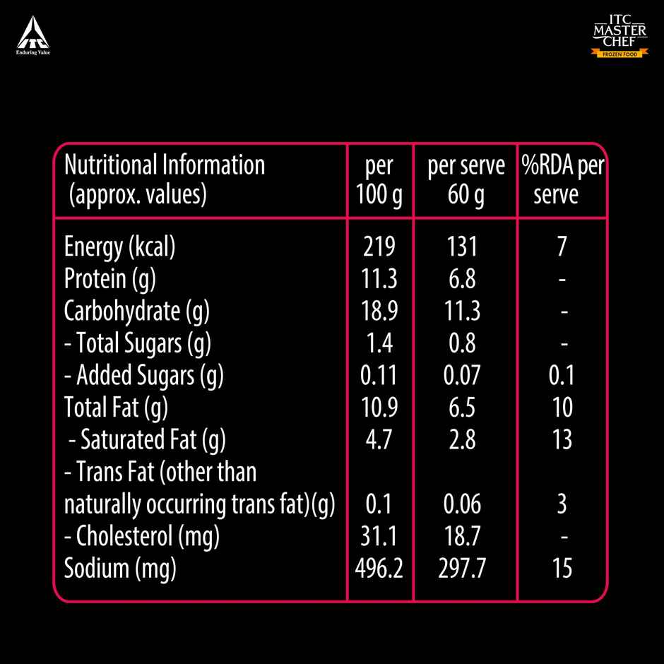 ITC Master Chef Crunchy Chicken Nuggets | Source of Protein | No Added Preservatives | 55 pieces