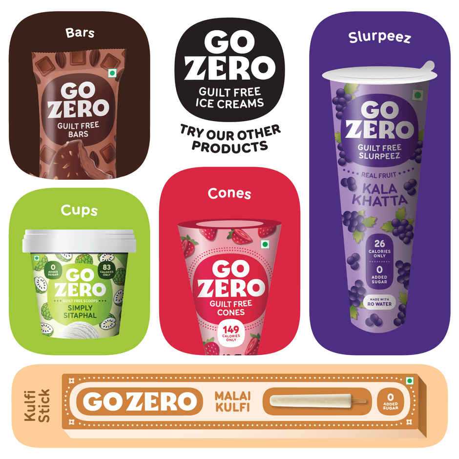 Go Zero Vegan Dark Chocobar Guilt Free Ice Cream Stick