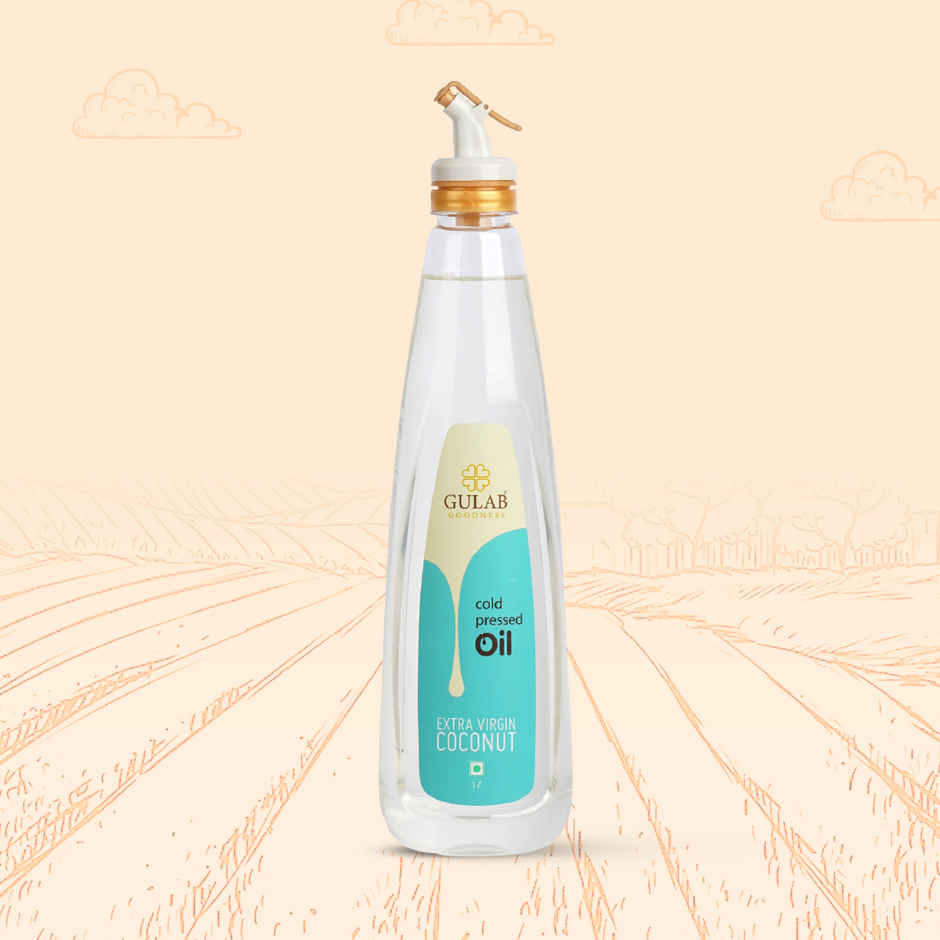 Gulab Virgin Coconut Cold Pressed Oil (Nariyal Oil) | Bottle