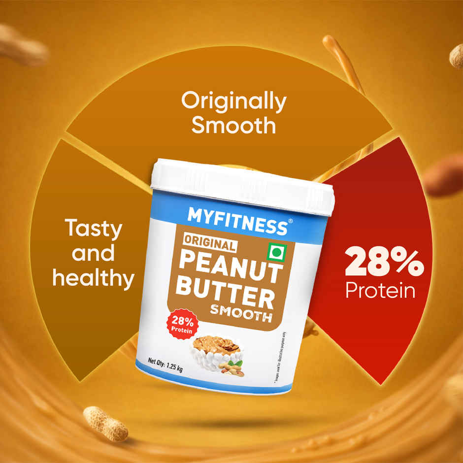 MyFitness Original Peanut Butter Smooth Spread | High Protein