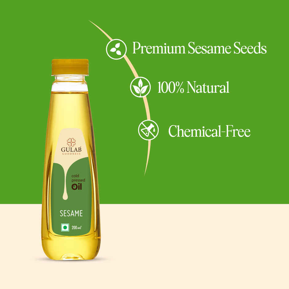 Gulab Cold Pressed Sesame Oil | Bottle