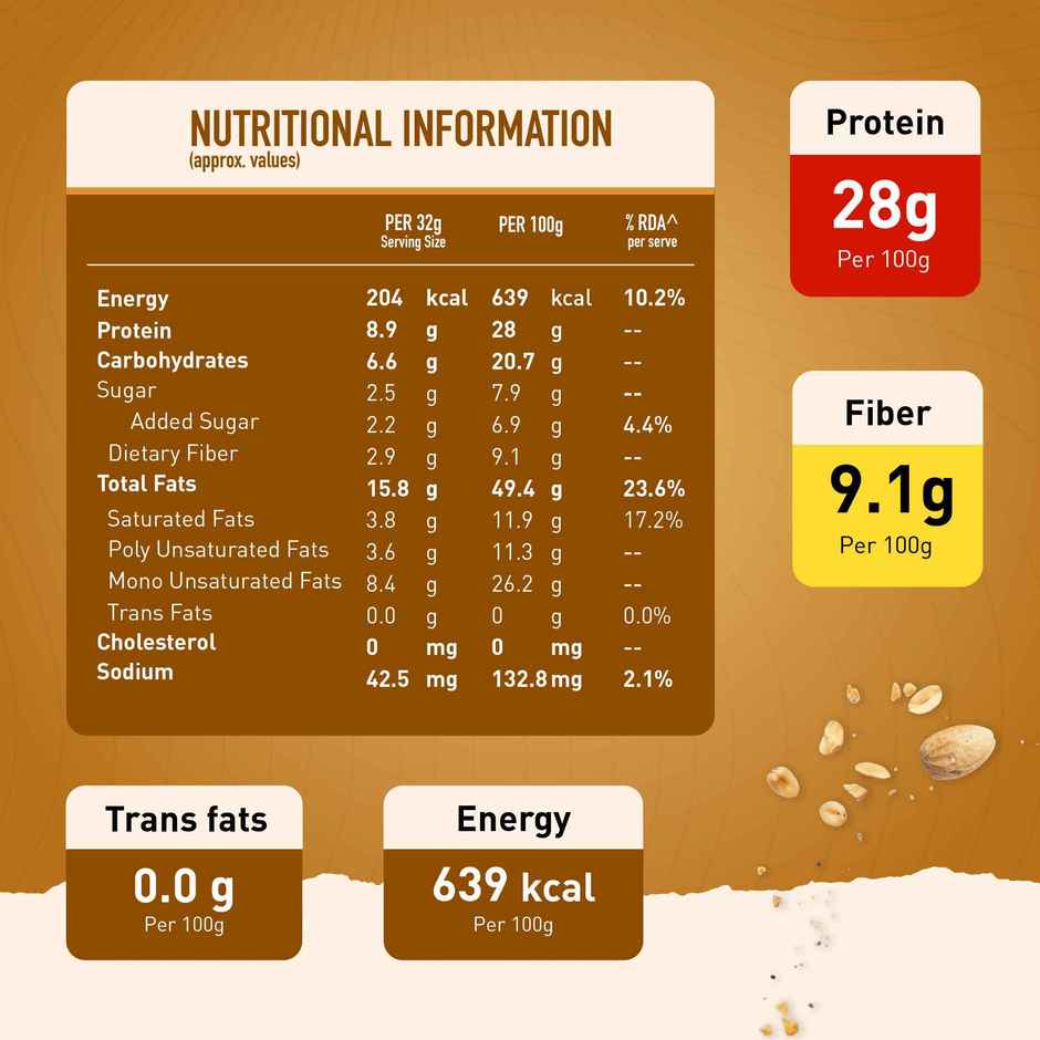 MyFitness Original Peanut Butter Crunchy Spread | High Protein