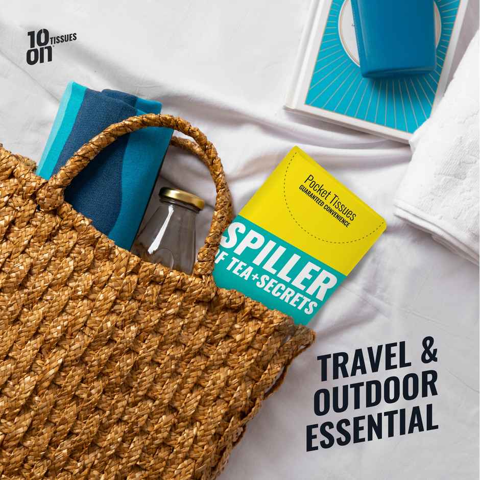 10'ON Pocket Tissues | Travel Pack | Pack of 10
