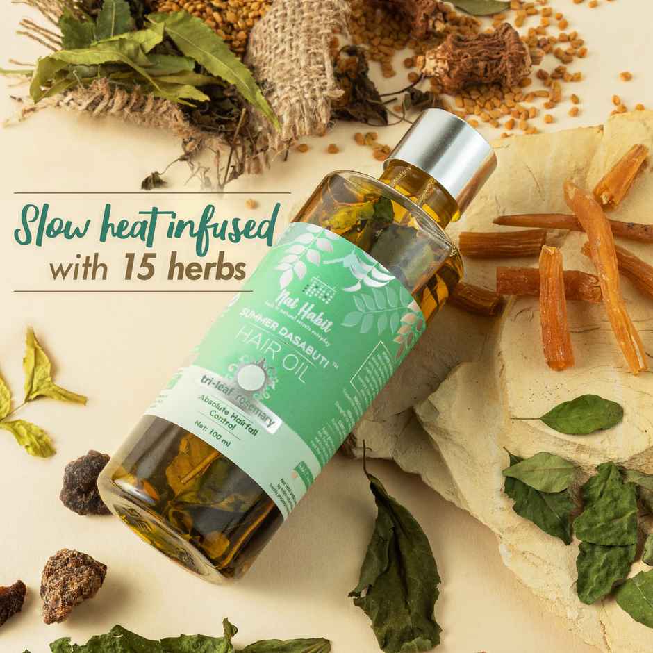 Nat Habit Rosemary Hair Oil For Hairfall Control & Hair Growth Combo