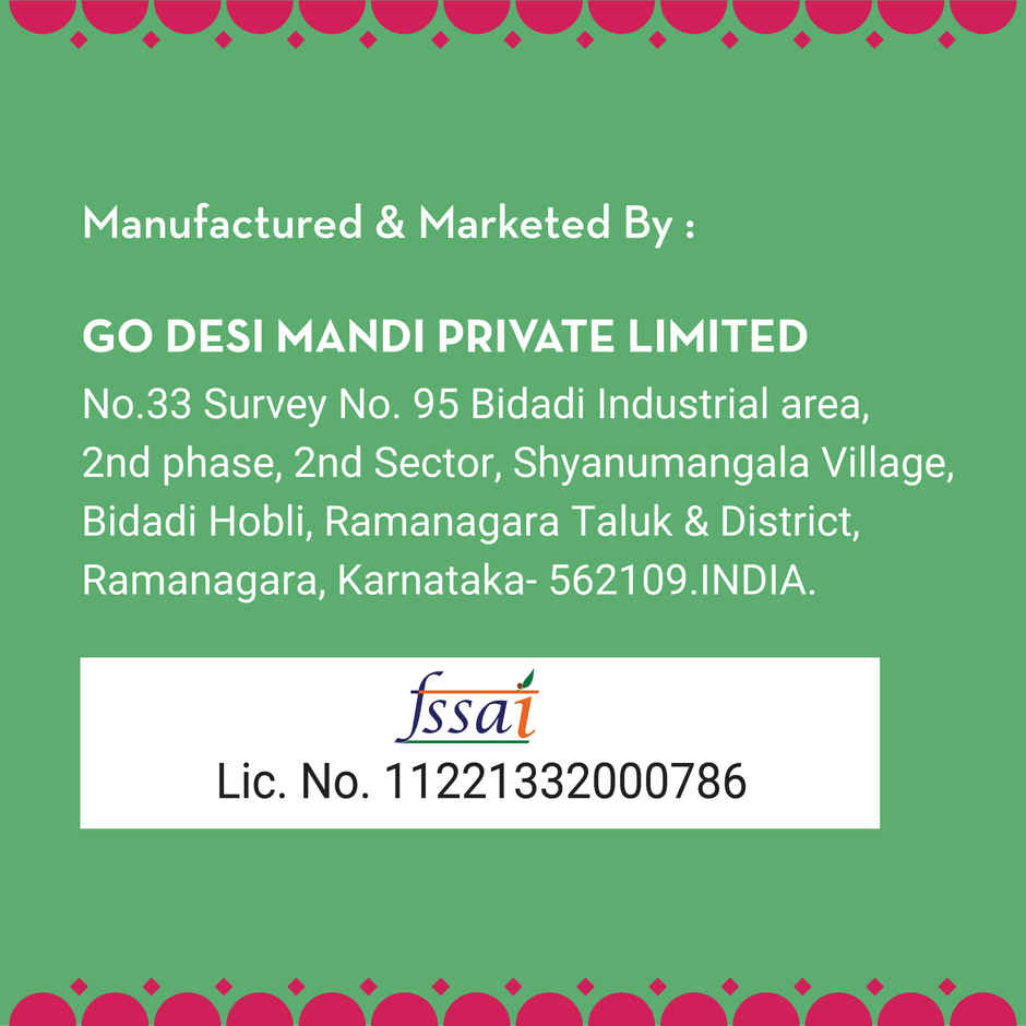 GO DESi Ghee Mysore Pak | No Palm Oil | With Pure Cow Ghee