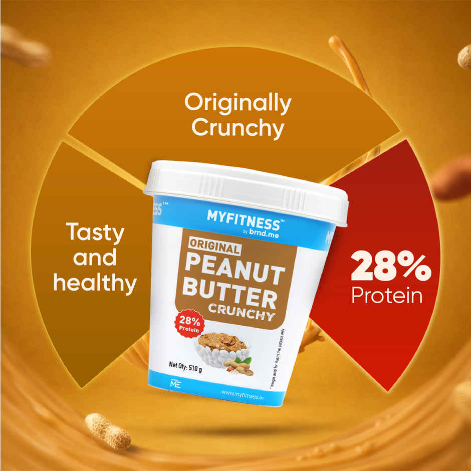 MyFitness Original Peanut Butter Crunchy Spread | High Protein
