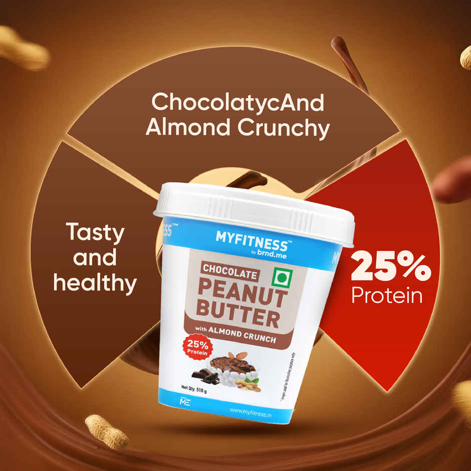 MyFitness Chocolate Peanut Butter With Almond Crunch | High Protein