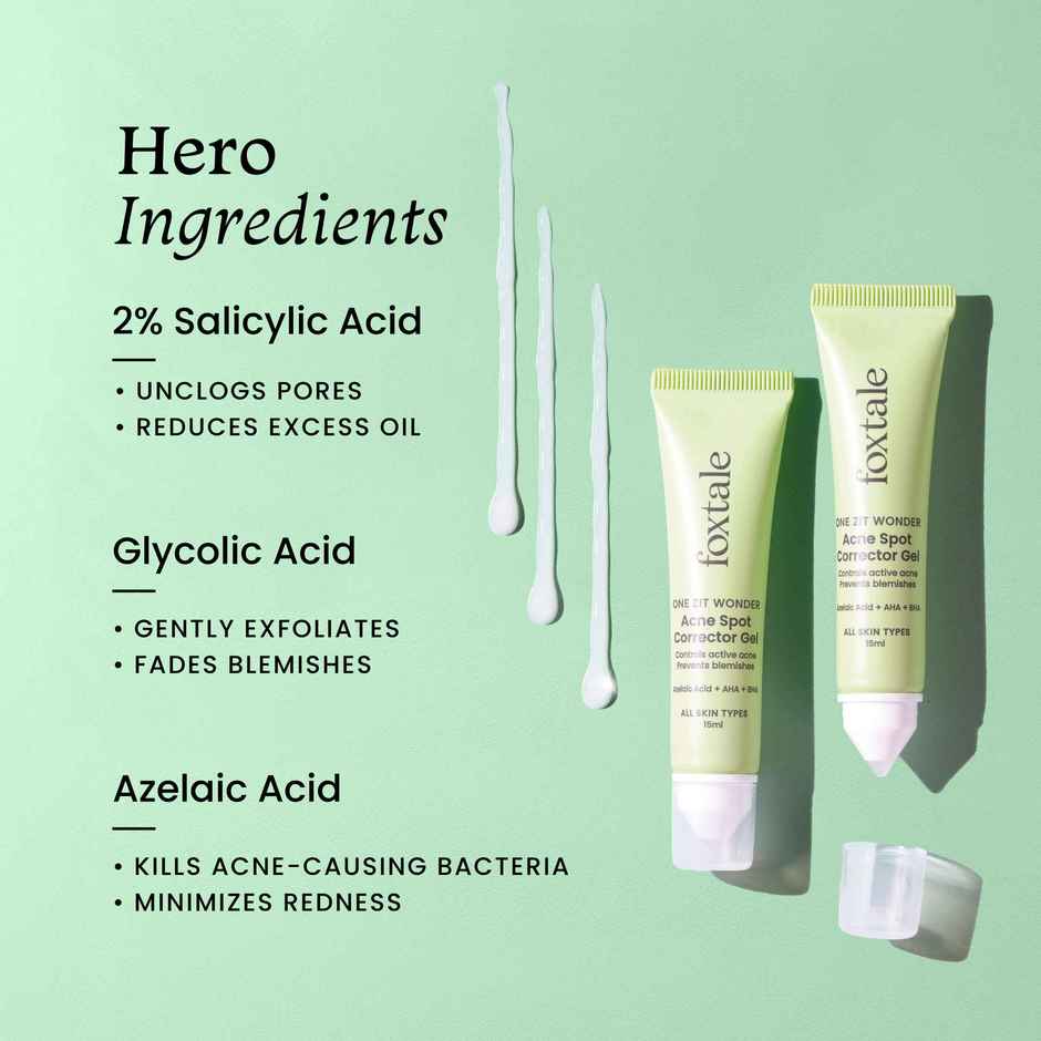 Foxtale Salicylic Acid Acne Spot Corrector Gel