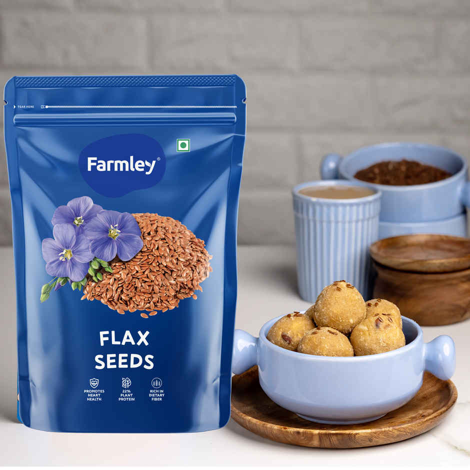 Farmley Premium Natural Chia Seeds Rich In Protein & Fiber (200g) & Farmley Premium Flax Seeds (200g) & Farmley Premium Pumpkin Seeds Aaa Grade (200g) & Farmley Premium Sunflower Seeds (200g) Combo