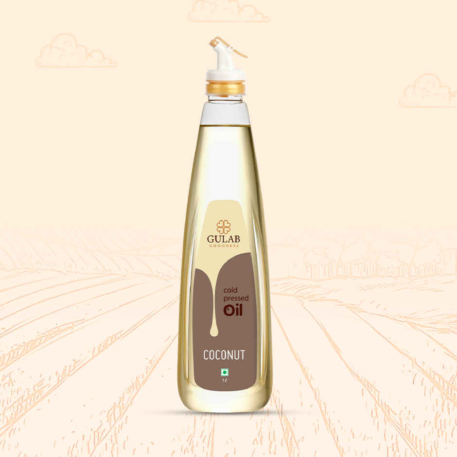 Gulab Coconut Cold Pressed Oil (Nariyal Oil) | Bottle