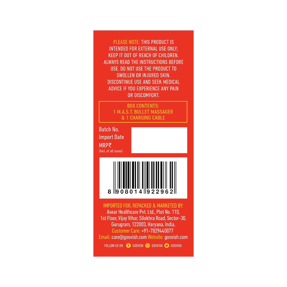 Svish MAST Bullet Massager