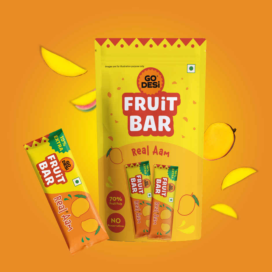 GO DESi Real Aam Fruti Twist Fruit Bar | Chewy & Fun