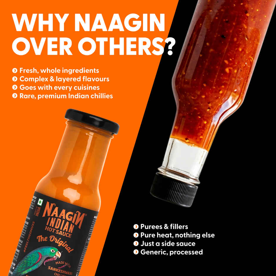 Naagin The Original Hot Sauce - Sweet & Tangy 230 GRAM