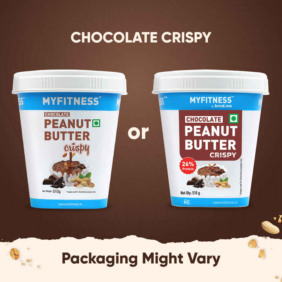 MyFitness Chocolate Peanut Butter Crispy Spread | High Protein