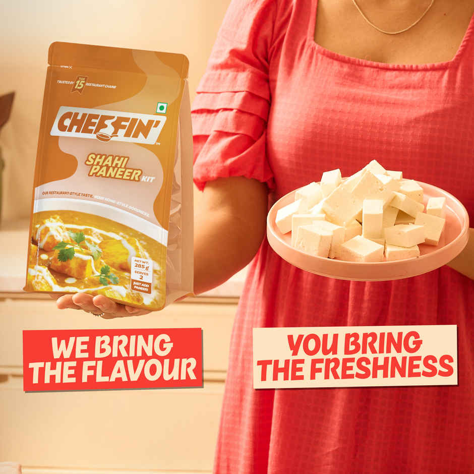 Cheffin' Shahi Paneer Masala | Add Fresh Paneer | Serves 2-3 | Ready in 10 Min
