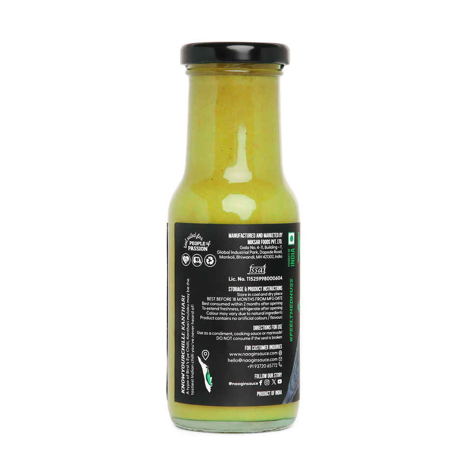 Naagin Kantha Bomb Hot Sauce | Fresh Green Spicy Sauce