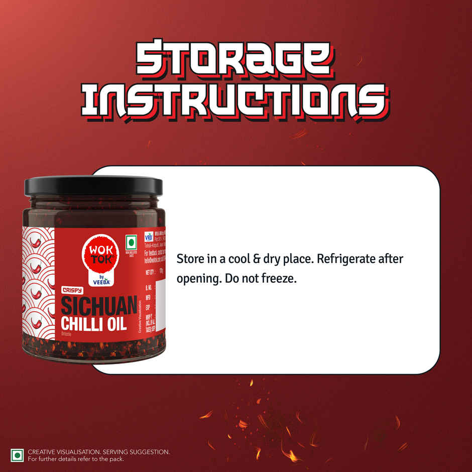 Wok Tok by Veeba Sichuan Chilli Oil Drizzle