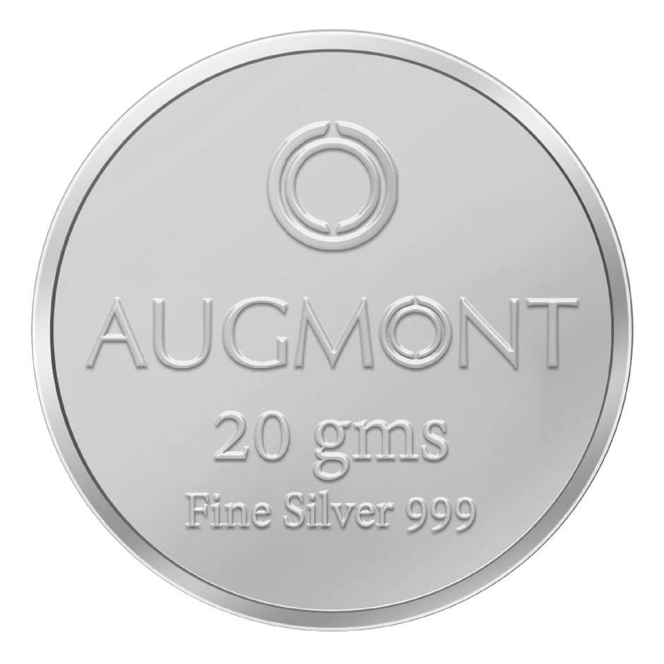 999 Pure Silver Coin | 20 g | Augmont