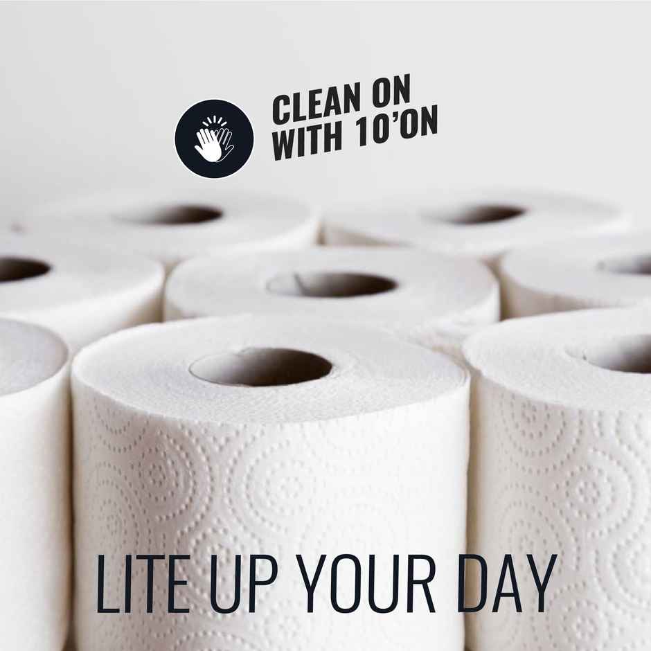 10On 3 Ply Toilet Tissue Paper Roll