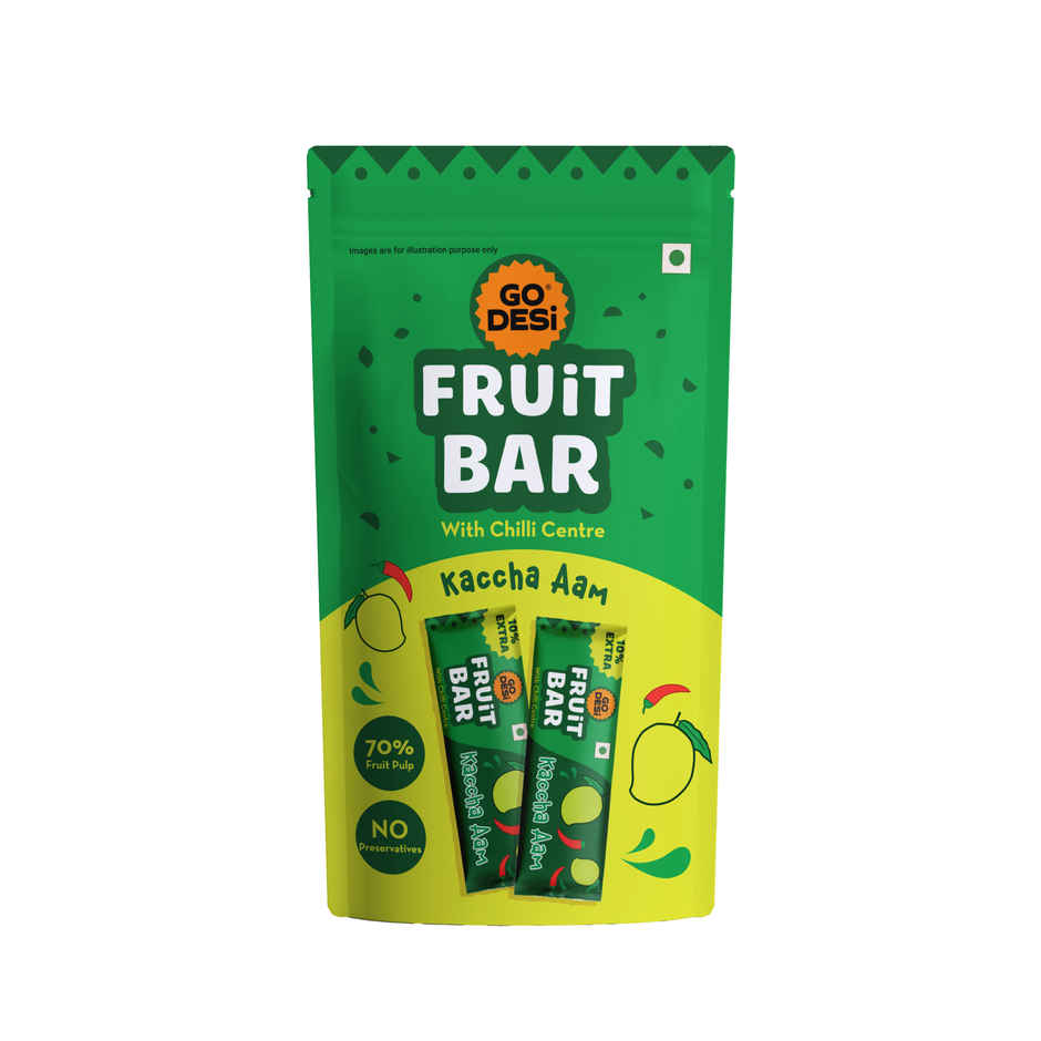 GO DESi Kaccha Aam Fruti Twist Fruit Bar