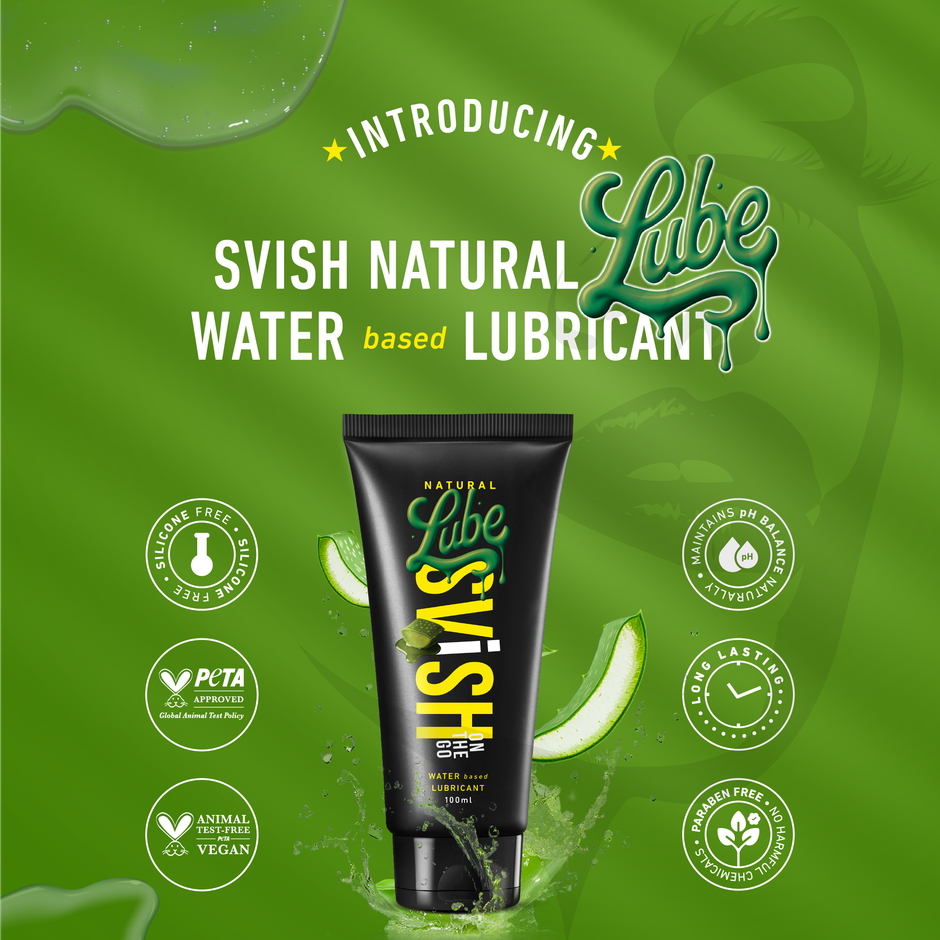 Svish On The Go Water Based Edible Natural Lubricant