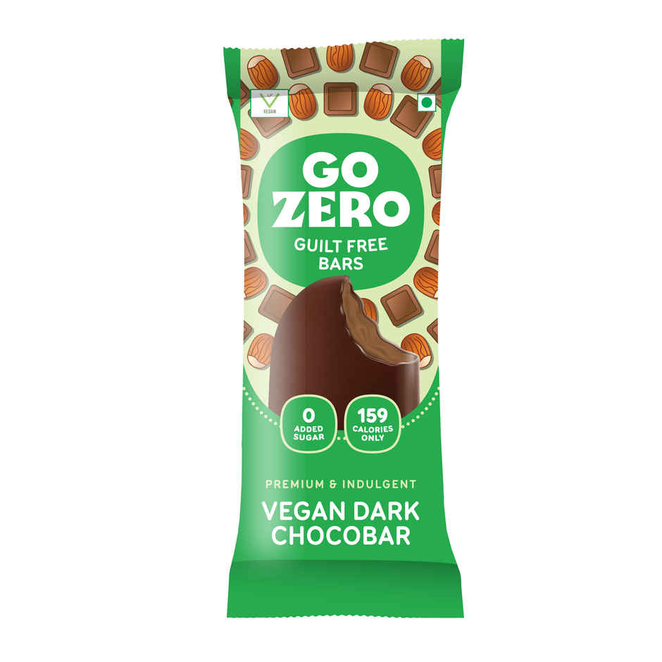 Go Zero Vegan Dark Chocobar Guilt Free Ice Cream Stick