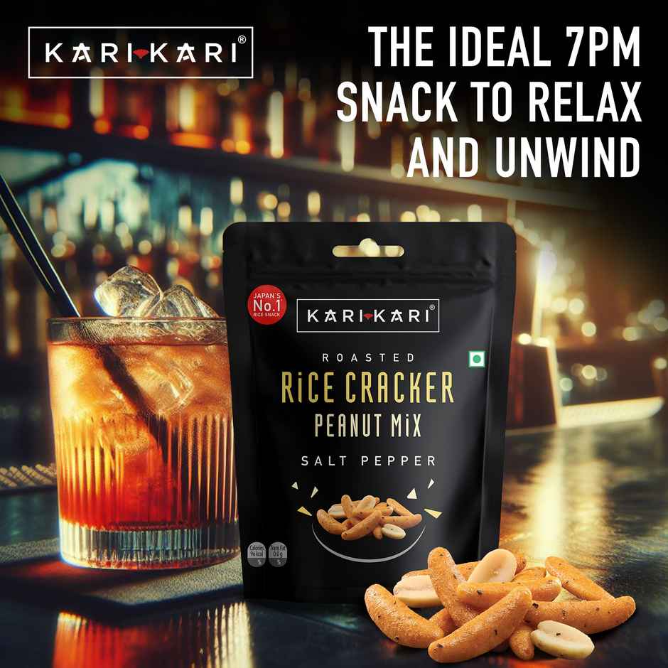 Kari Kari Salt and Pepper Snack | Rice Cracker