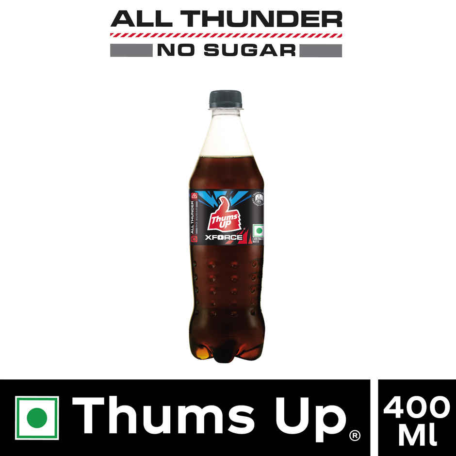 Thums Up X Force Zero Sugar Soft Drink | Zero Calories | Carbonated Beverage