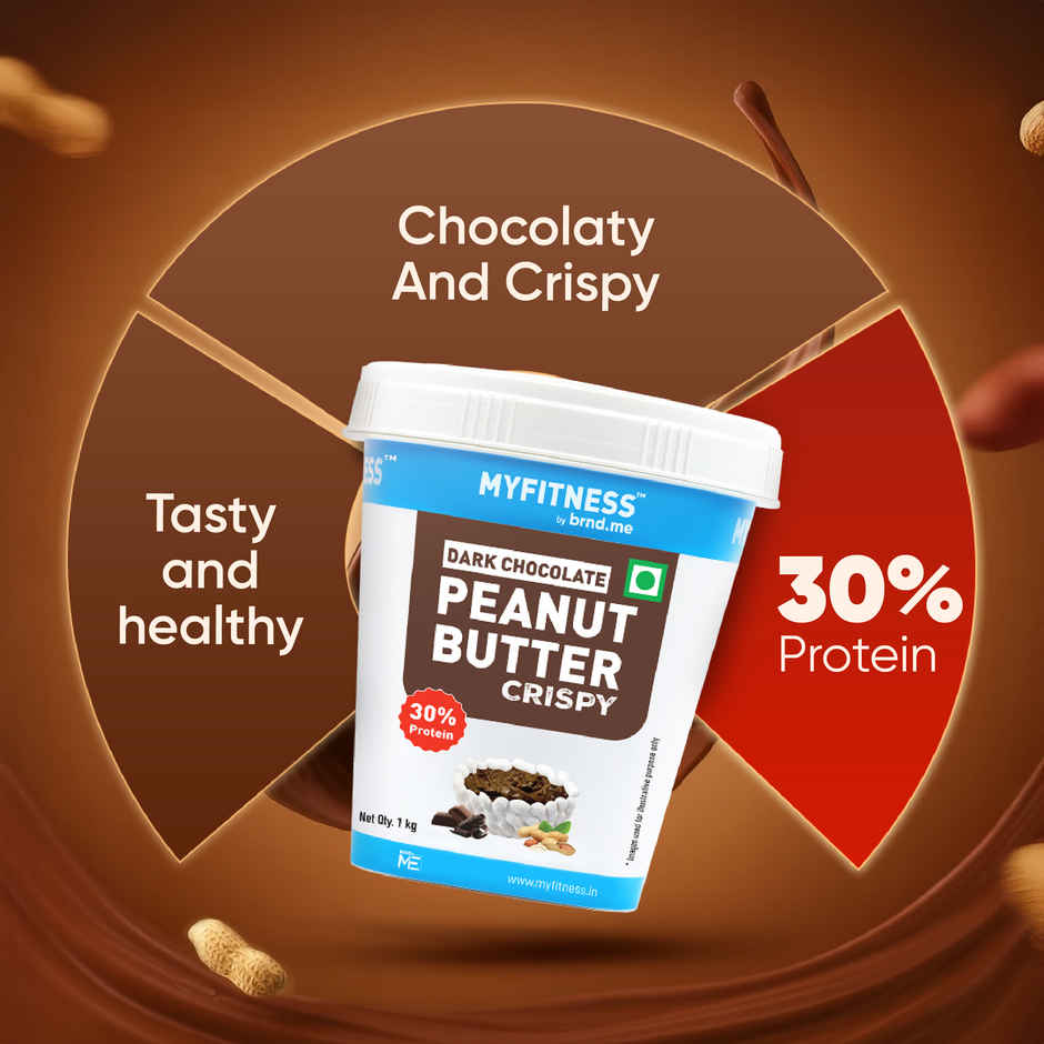 MyFitness High Protein Dark Chocolate Peanut Butter Crispy Spread