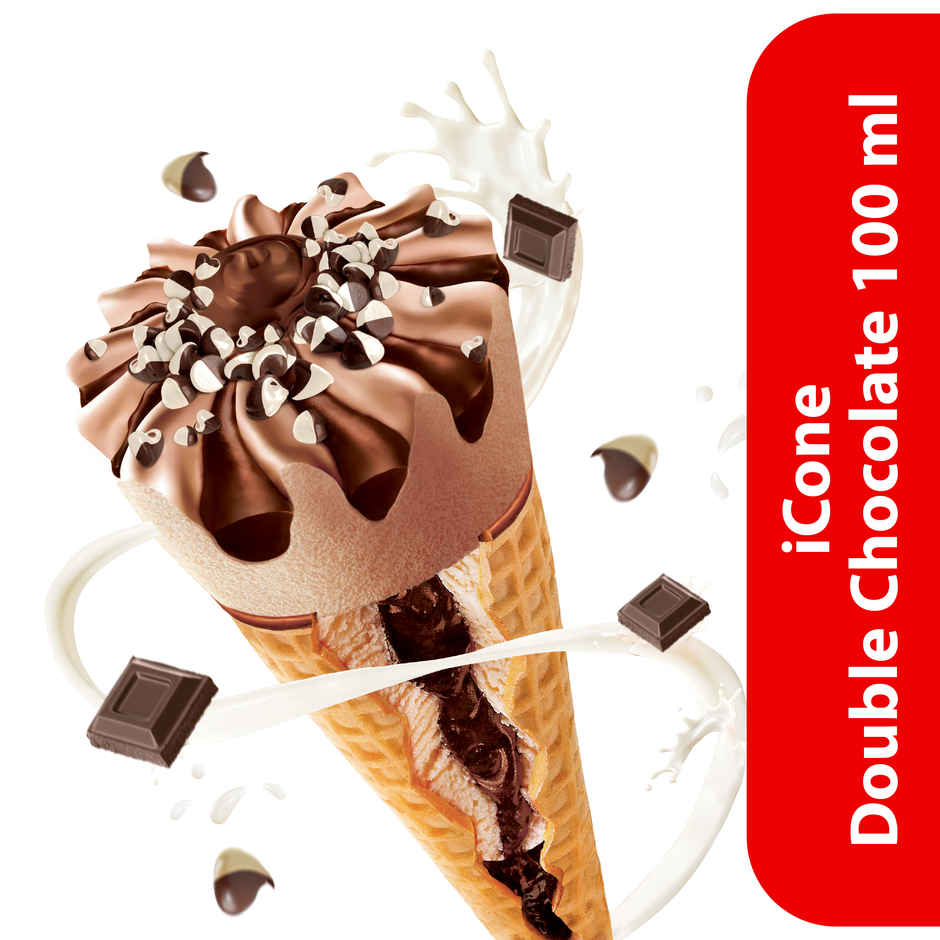 Arun Double Chocolate Icone Ice Cream Cone