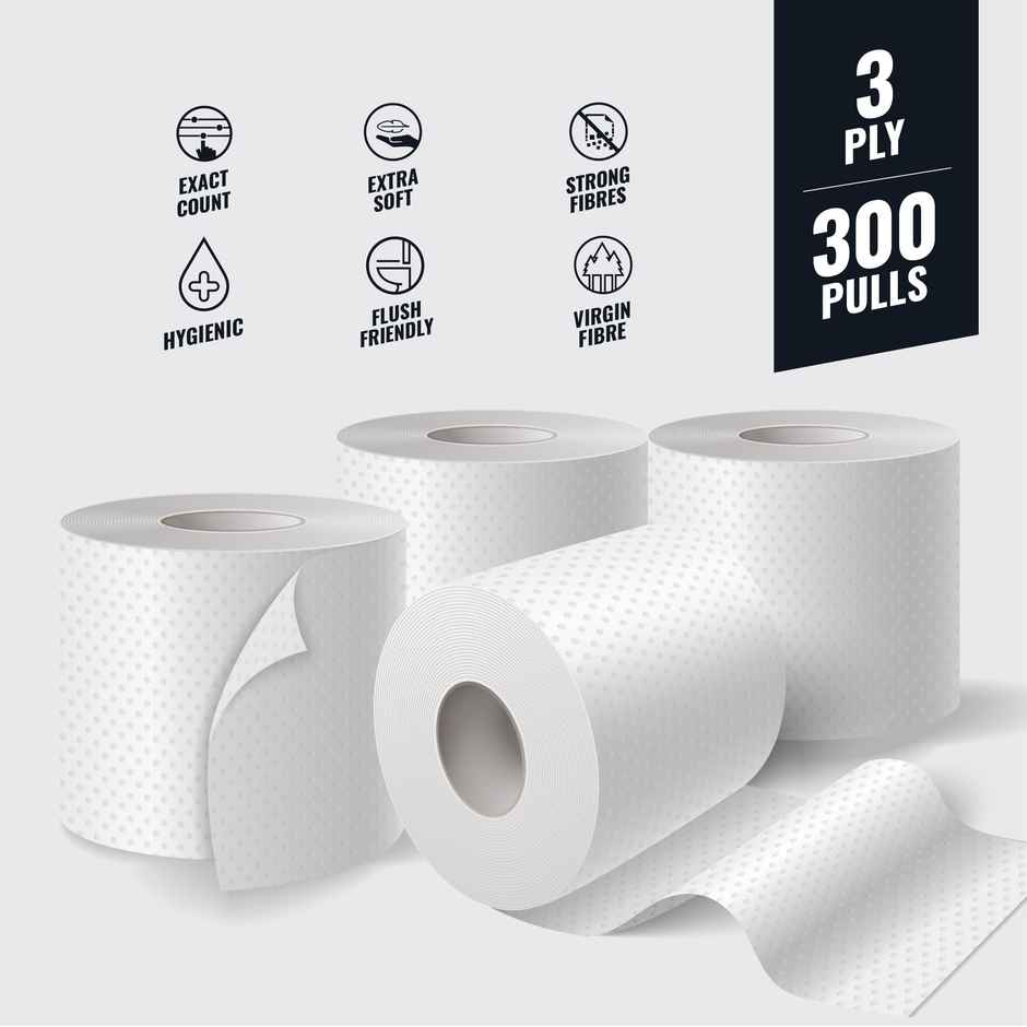 10On 3 Ply Toilet Tissue Paper Roll