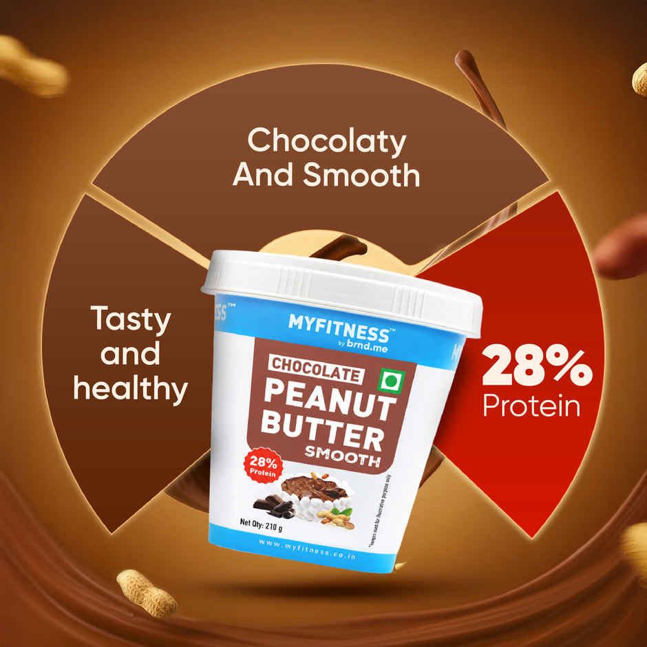 MyFitness Chocolate Peanut Butter Smooth Spread | High Protein