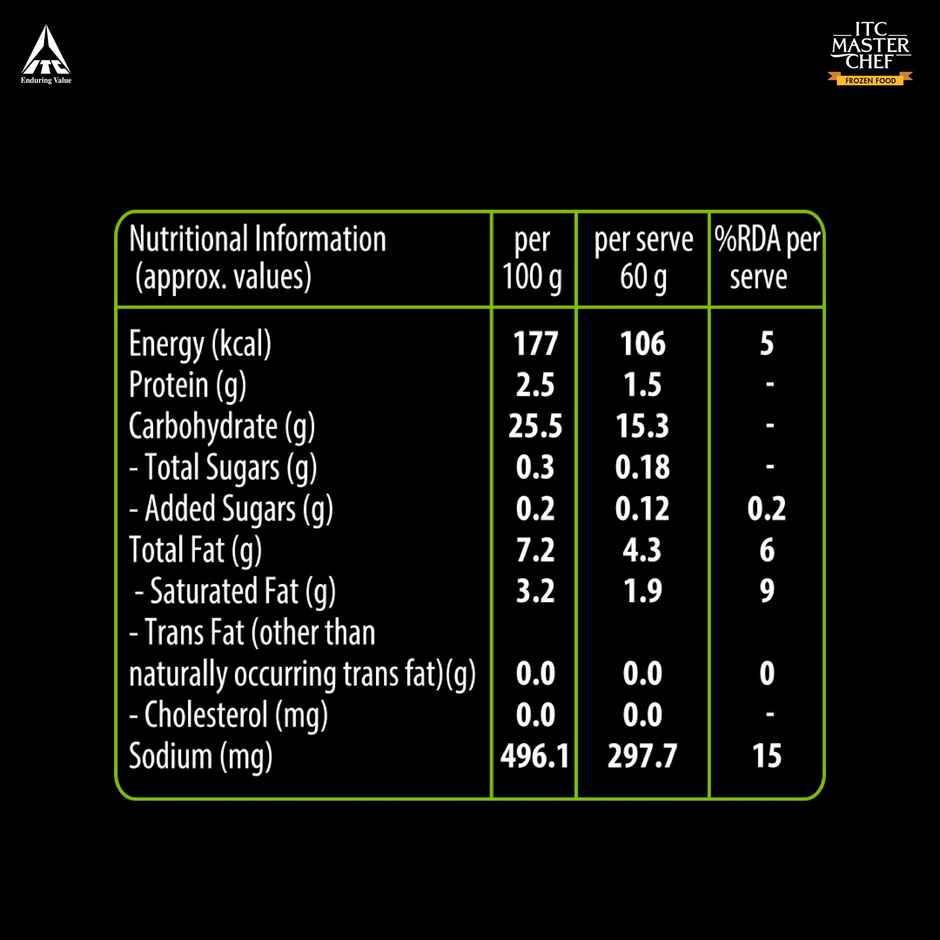 ITC Master Chef Chilli Garlic Potato Shots Nuggets - Super Saver | 125 pieces